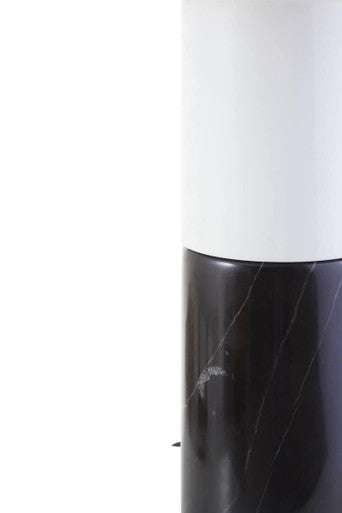 Image of Eben Black and White Marble Table Lamp