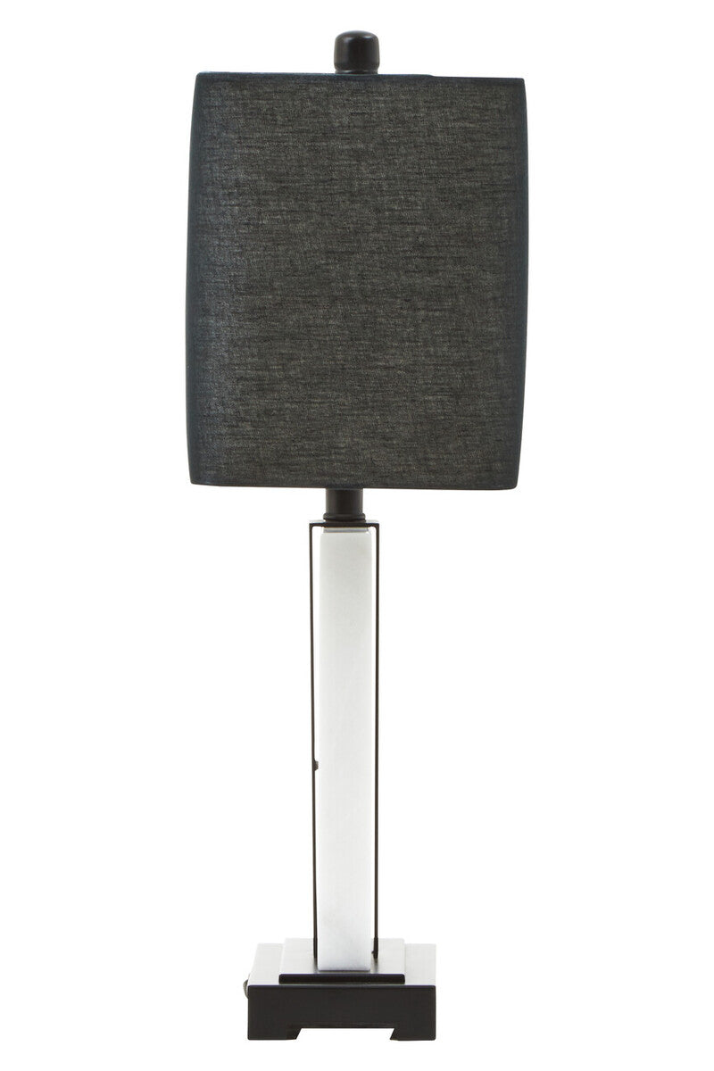 Image of Elvie Black and White Marble Table Lamp