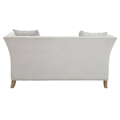 Image of 2 Seater Grey Fabric Sofa, Sutton