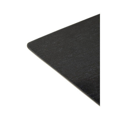 Image of Set of 3 Black Marble Triangular Nesting Tables with Matte Gold Metal Frames, Varana