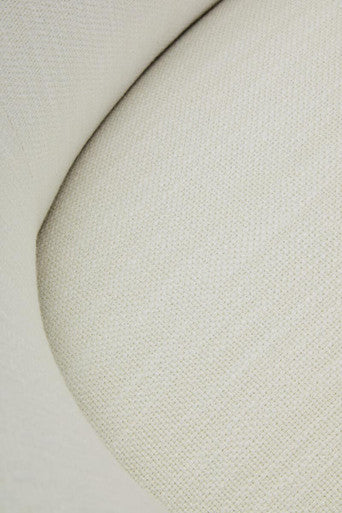 Image of Bordo Textured Cream Curved Swivel Chair