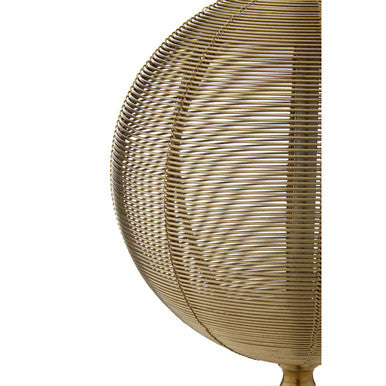 Image of Melora Round Marble Gold Finish Table Lamp Base