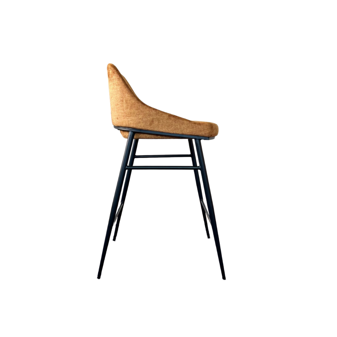 Image of Vai Barstool - Bella Velour Amber