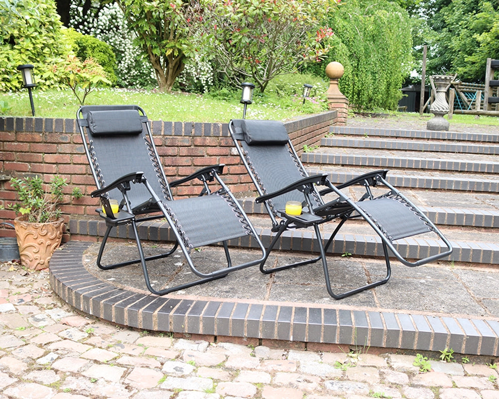 Zero Gravity Relaxer 2pcs - Black