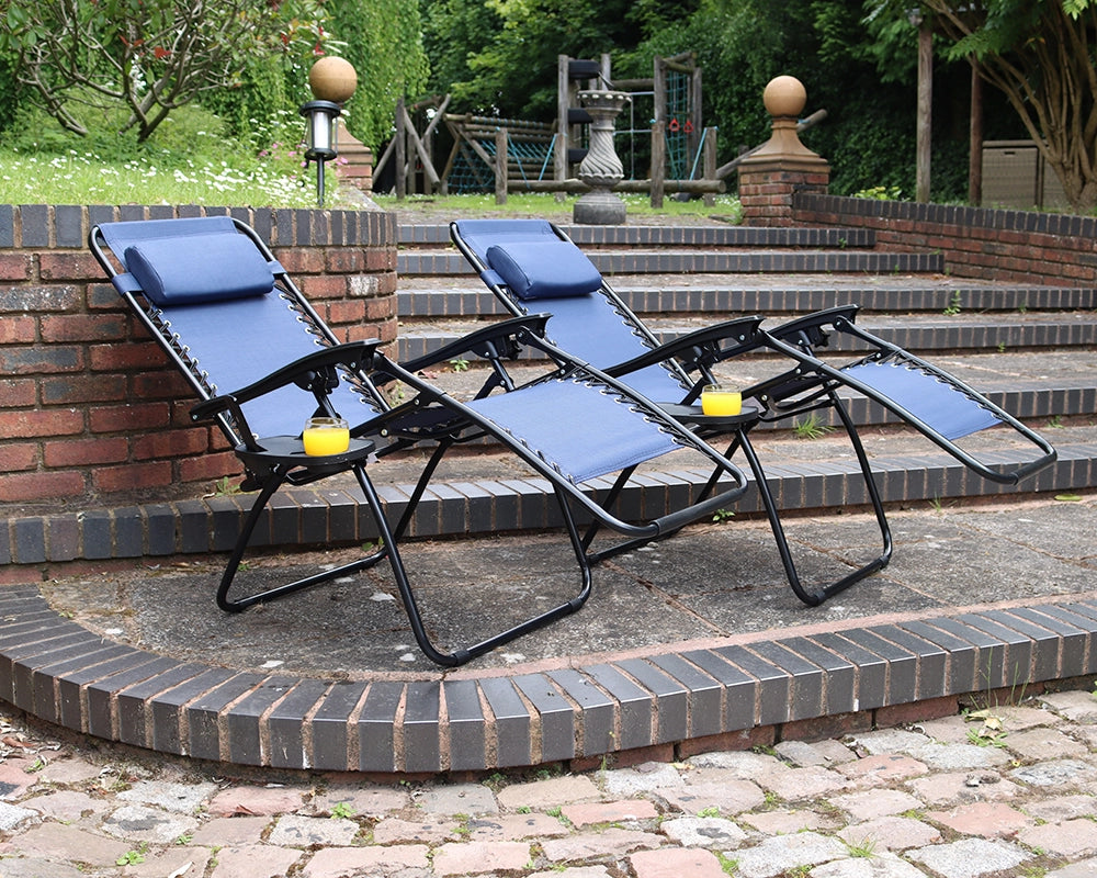 Zero Gravity Relaxer 2pcs - Dark Blue
