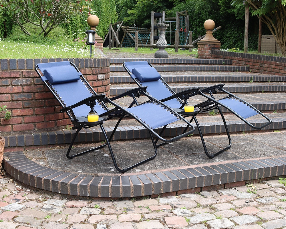 Zero Gravity Relaxer 2pcs - Dark Blue
