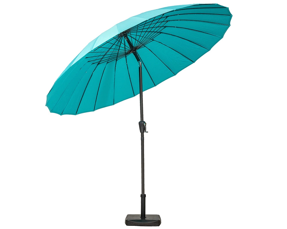 Shanghai Crank and Tilt Parasol - Aqua