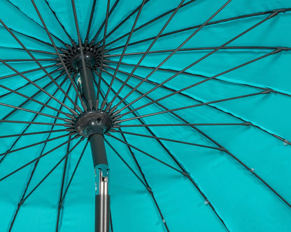 Shanghai Crank and Tilt Parasol - Aqua