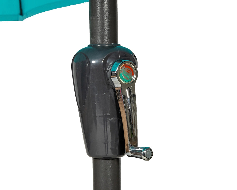 Shanghai Crank and Tilt Parasol - Aqua
