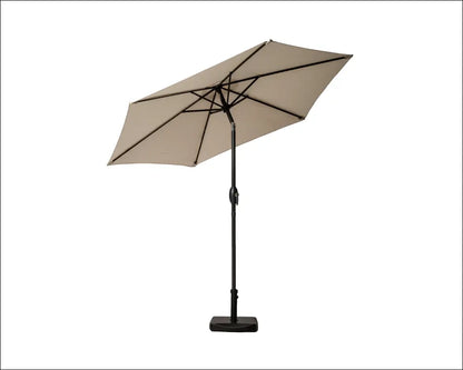 Crank and Tilt Parasol Powder Coated Pole - Ivory, 2.5M