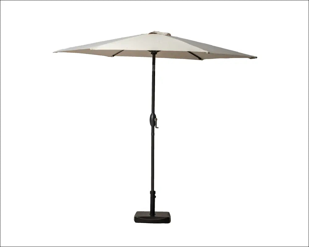 Crank and Tilt Parasol Powder Coated Pole - Ivory, 2.5M