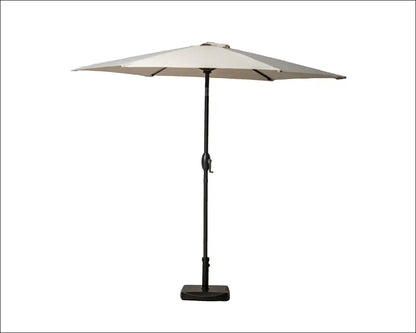 Crank and Tilt Parasol Powder Coated Pole - Ivory, 2.5M