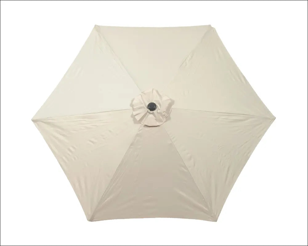 Crank and Tilt Parasol Powder Coated Pole - Ivory, 2.5M