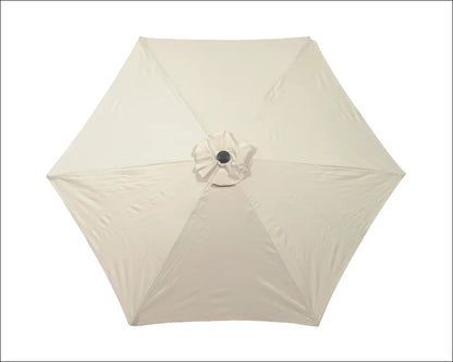 Crank and Tilt Parasol Powder Coated Pole - Ivory, 2.5M