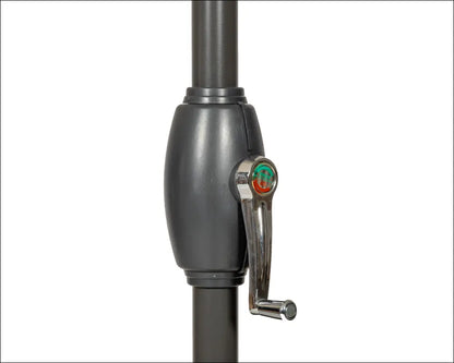 Crank and Tilt Parasol Powder Coated Pole - Ivory, 2.5M