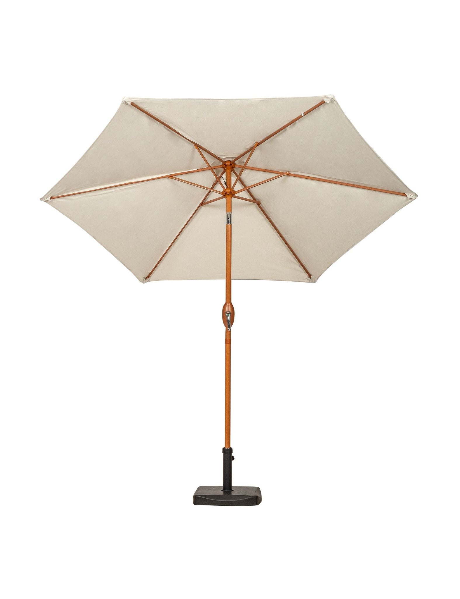 Image of Woodlook Crank and Tilt Parasol - Ivory, 2.5M