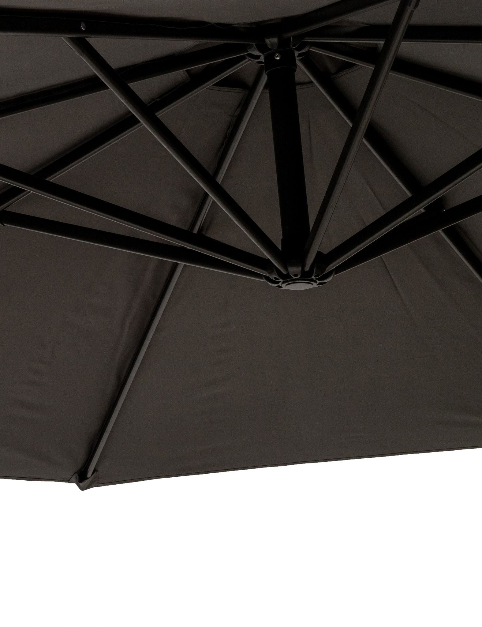 Image of Deluxe Pedal 3M Operated Rotational Cantilever Parasol - Grey