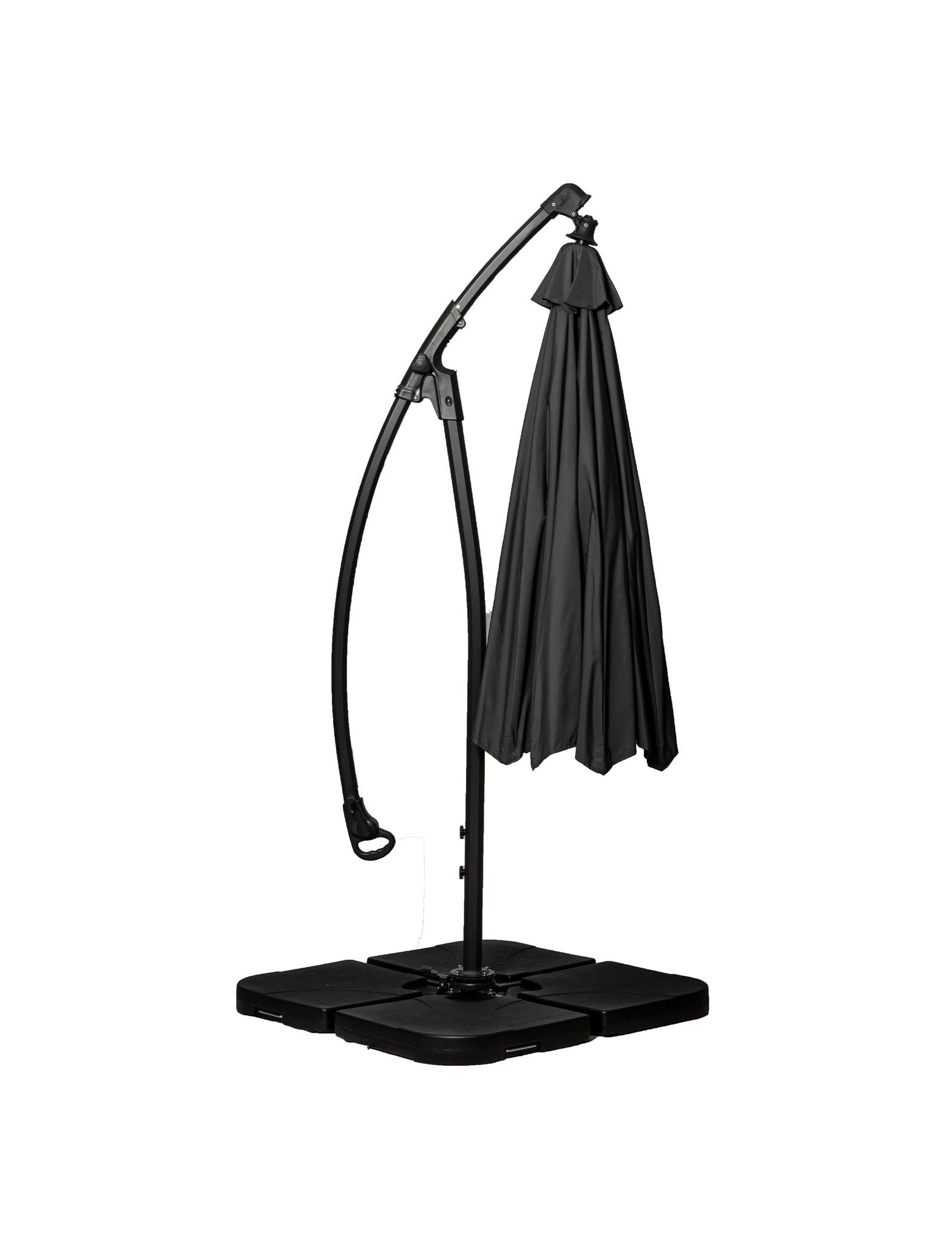 Image of Deluxe Pedal 3M Operated Rotational Cantilever Parasol - Grey