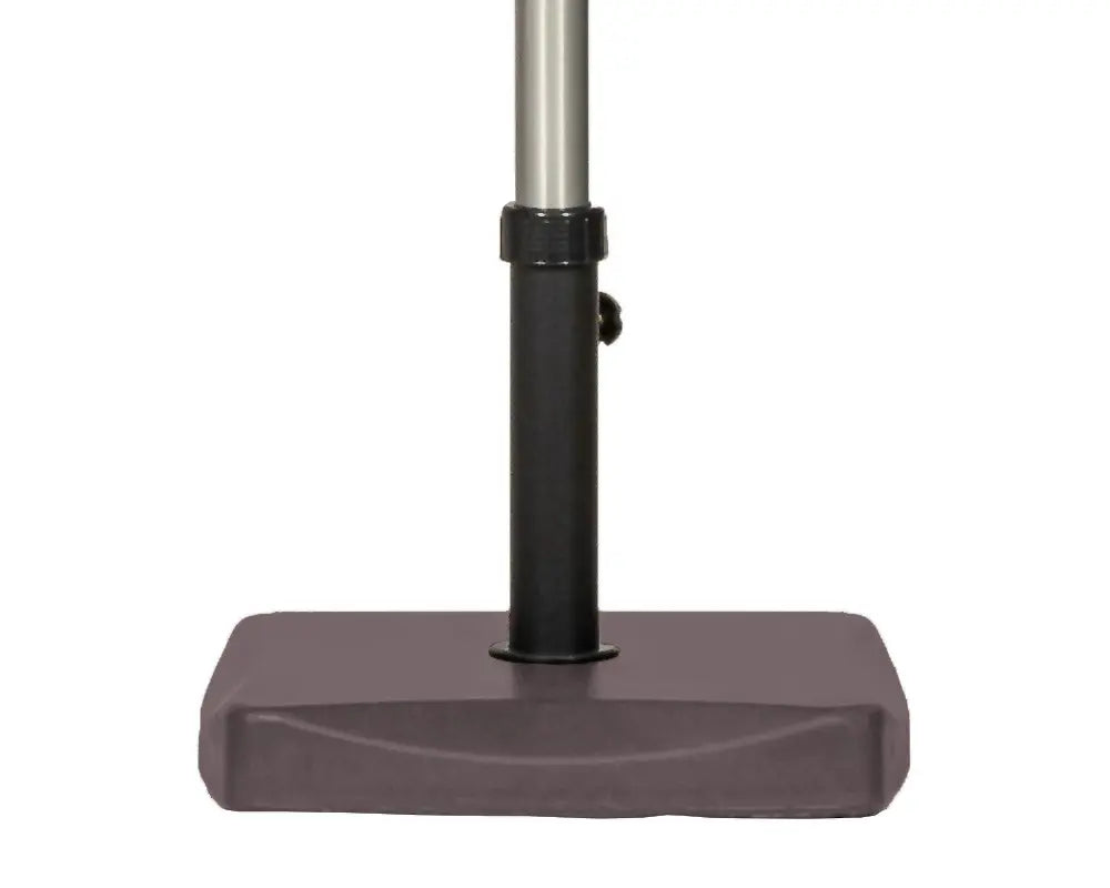Polycrete Outdoor Parasol Base 25kg Square - Brown