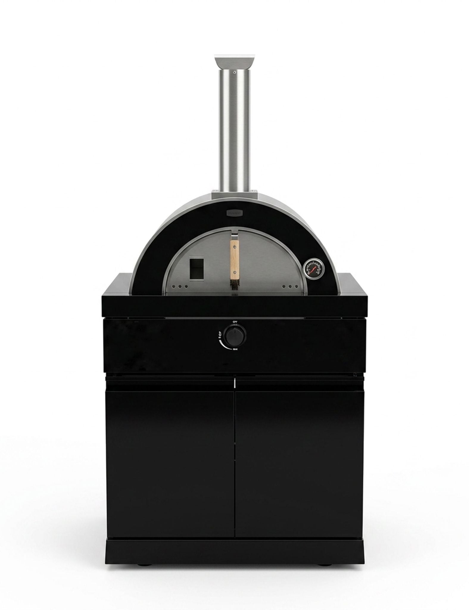 Image of Luxe Outdoor Kitchen 7 Burner with Sink, Pizza Oven and Fridge