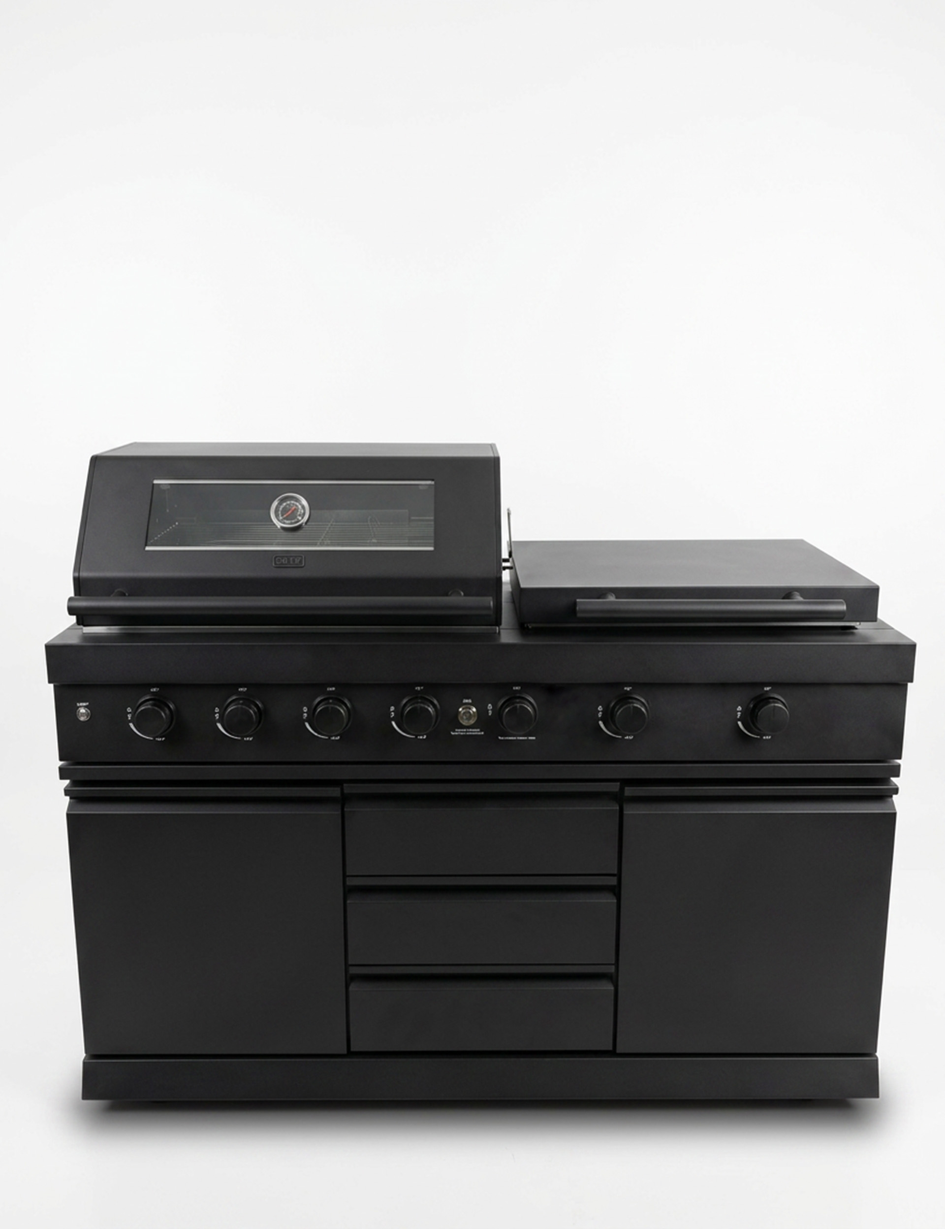 Image of Luxe Outdoor Kitchen 7 Burner with Sink and Pizza Oven