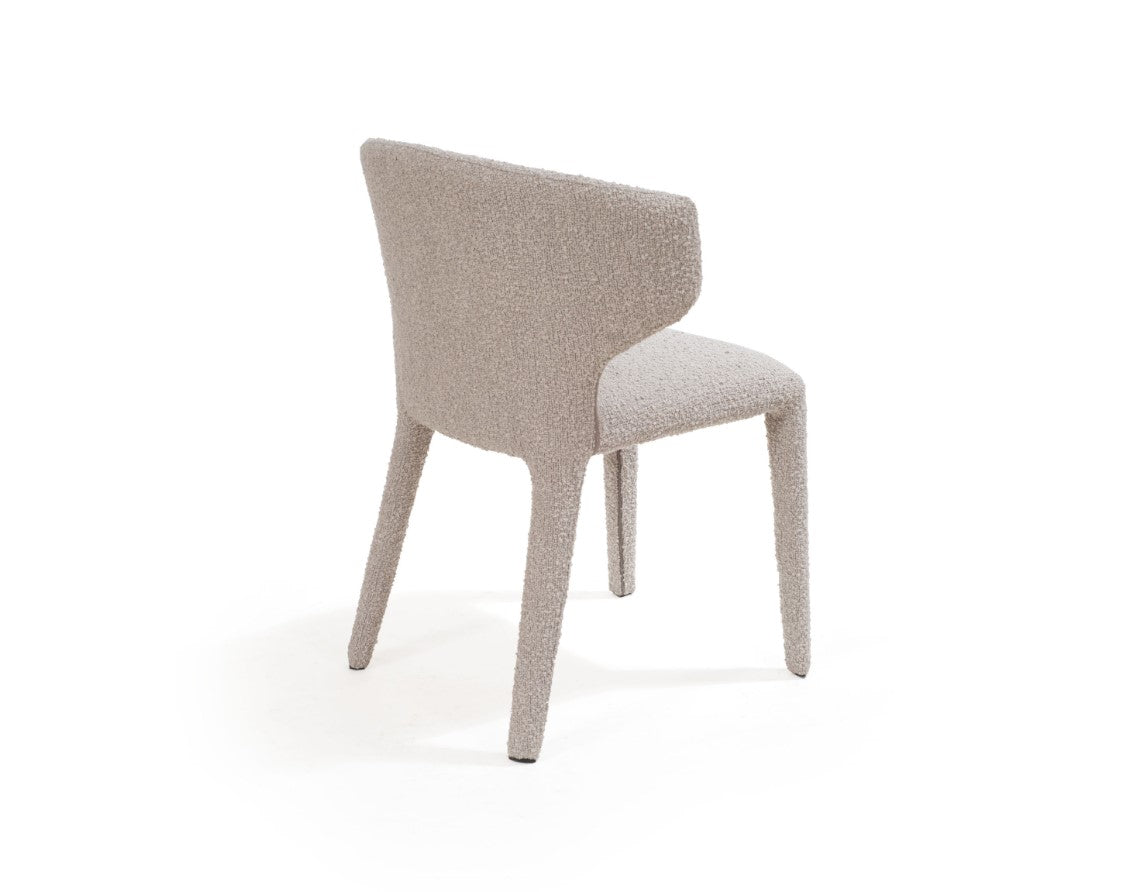 Image of Vela Dining Chair - Chex Steam Bouclé
