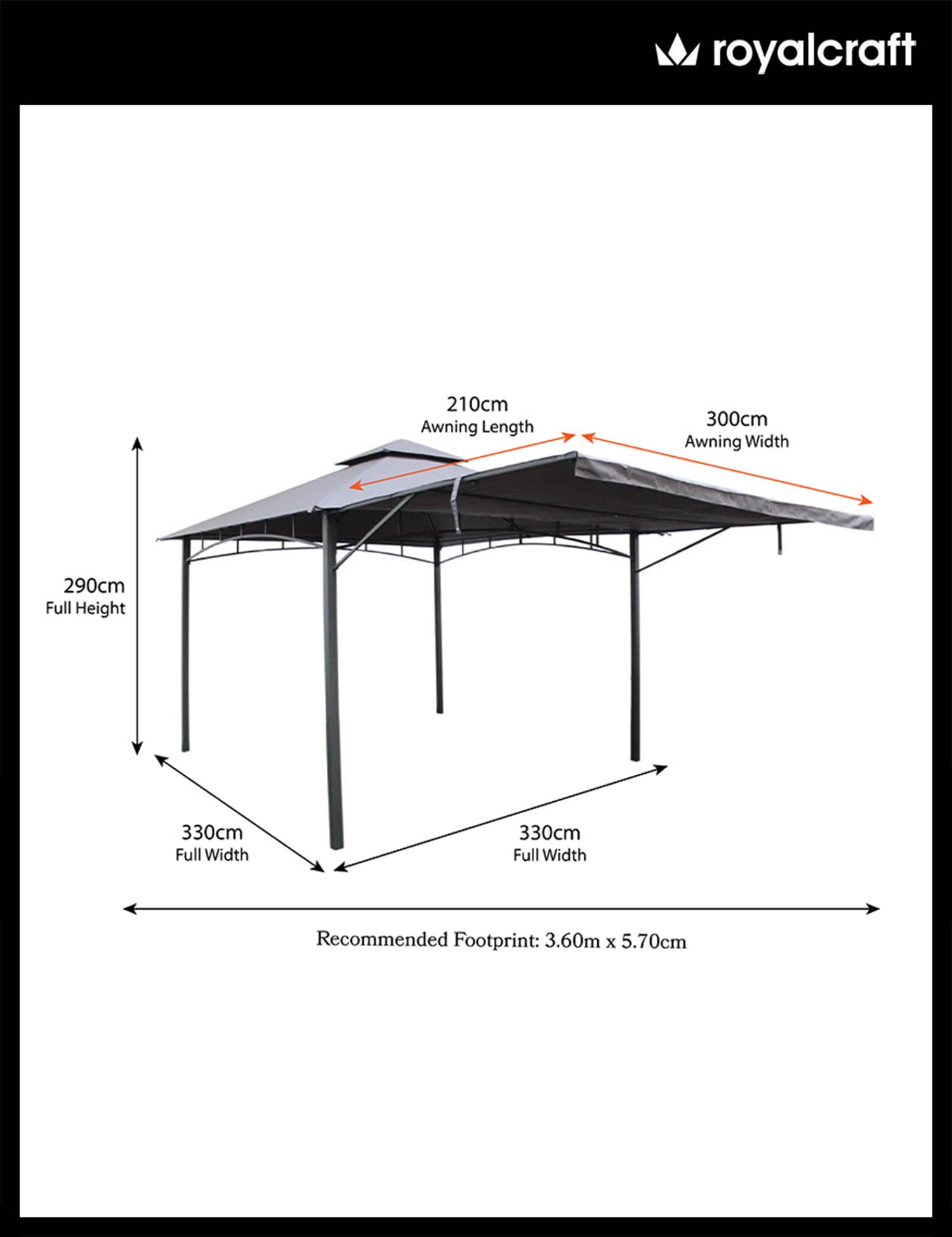 Algarve Awning Gazebo
