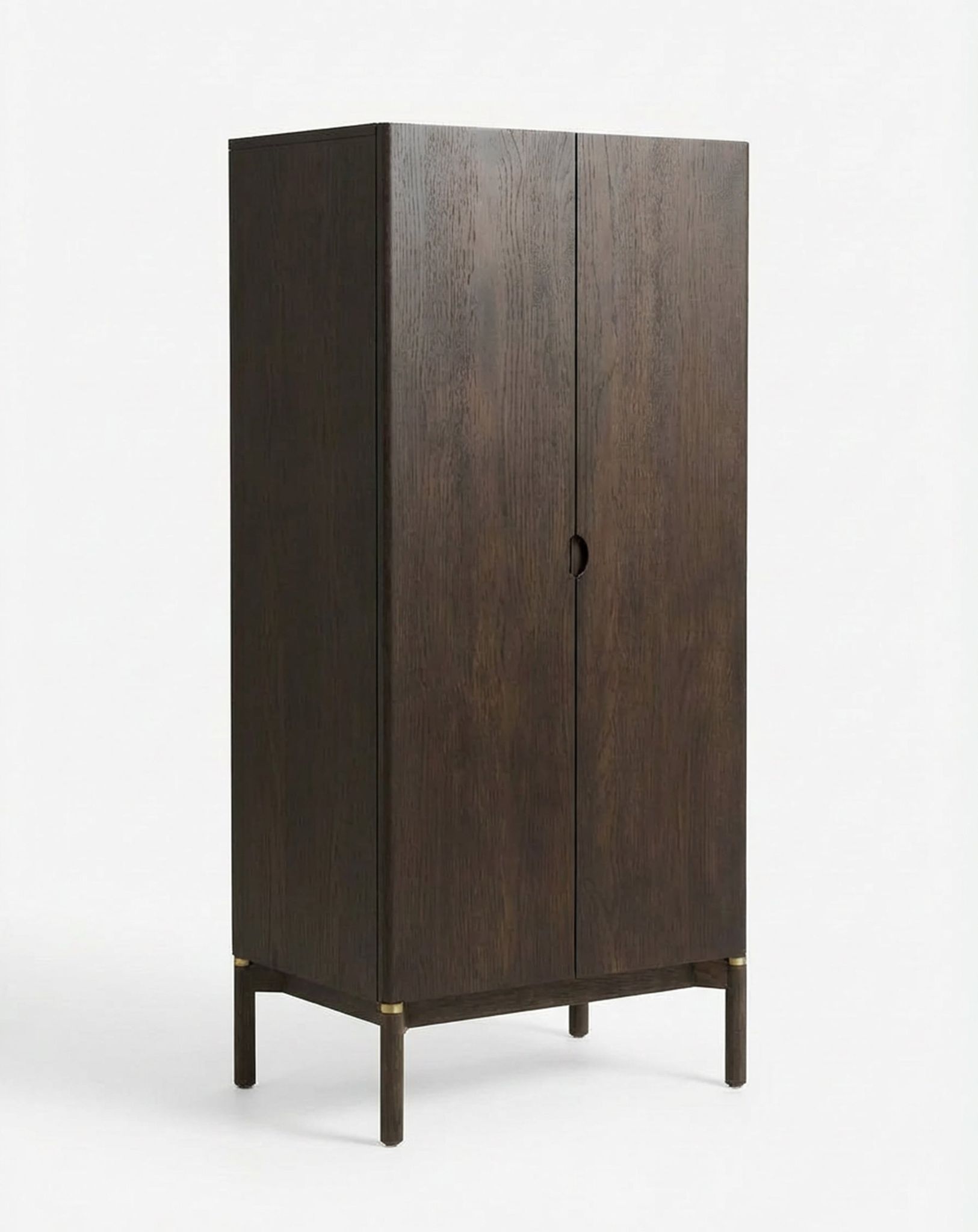 Image of ARKA Dark Wood 2-Door Cupboard