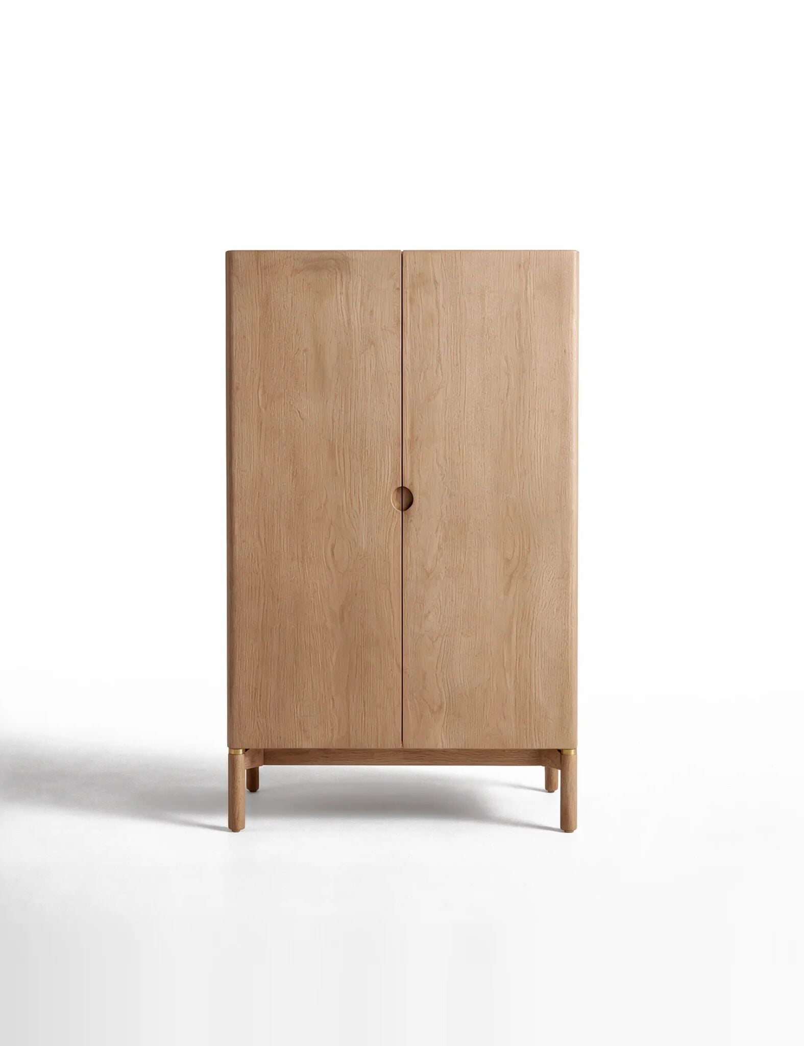 Image of ARKA Mid Oak 2-Door Cupboard