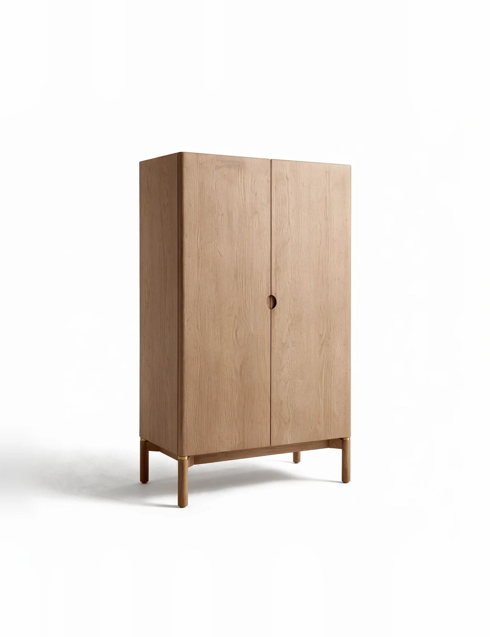 Image of ARKA Mid Oak 2-Door Cupboard