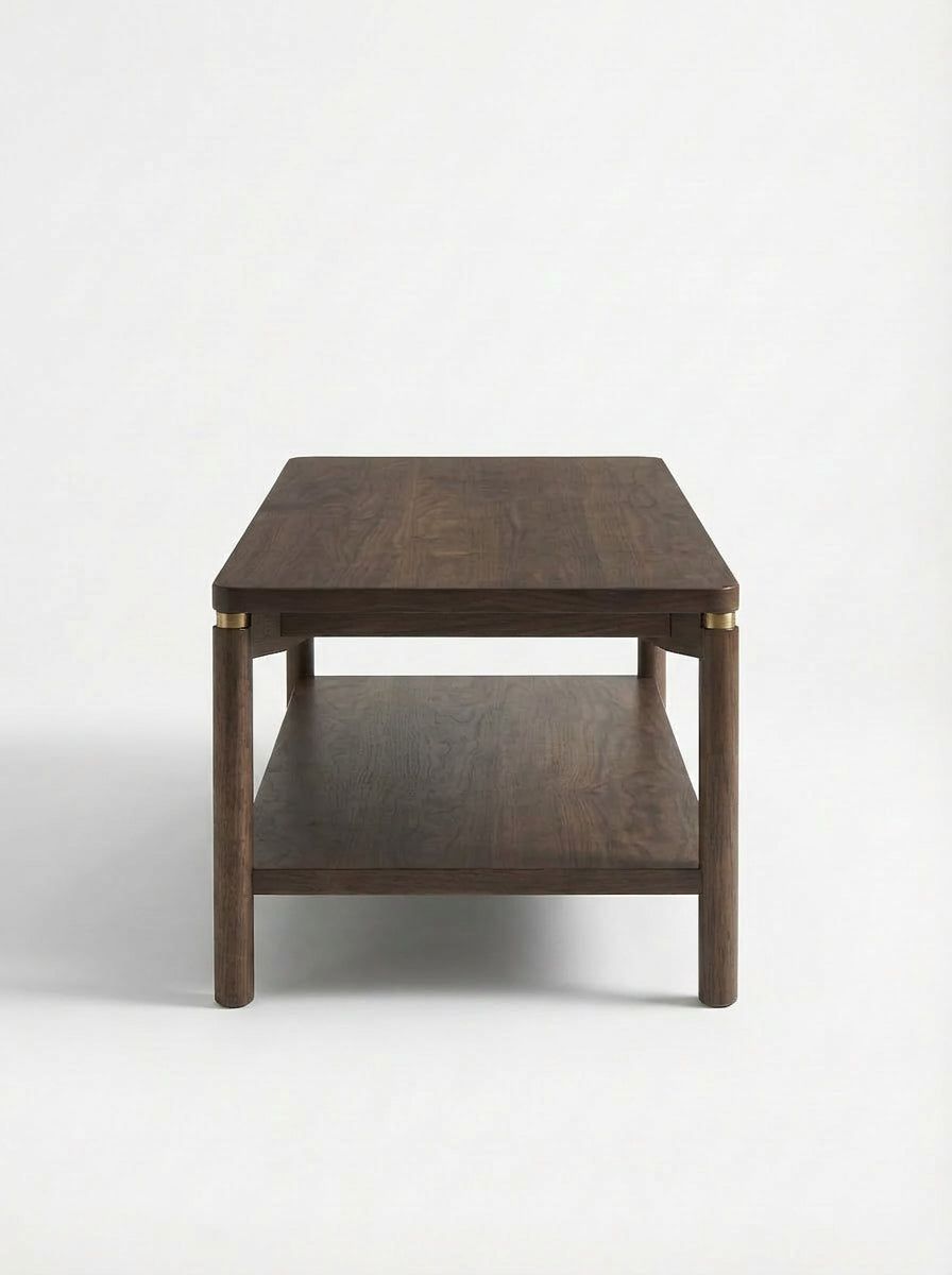 Image of ARKA Dark Wood Coffee Table