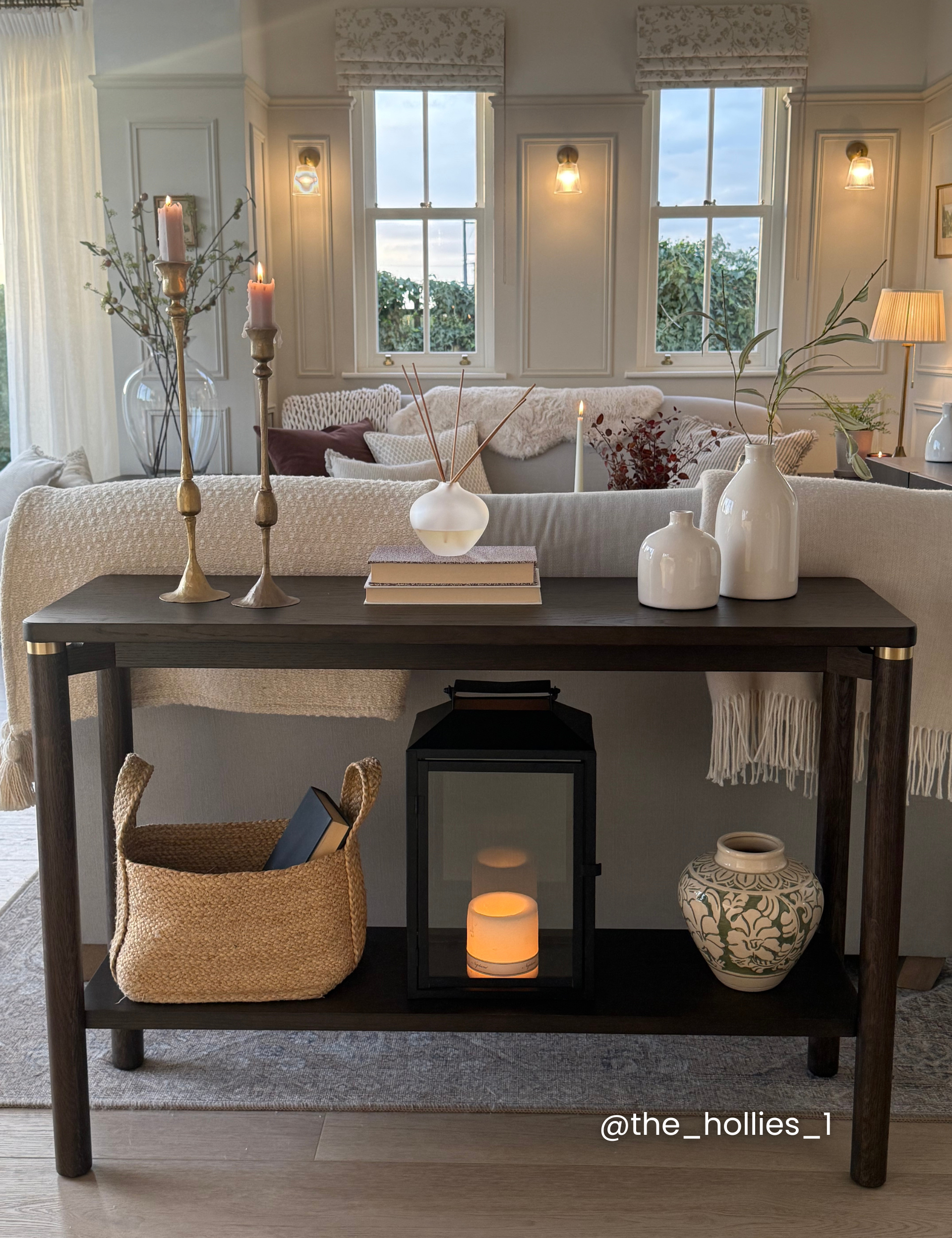 Image of ARKA Dark Wood Console Table