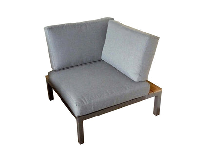 Aspen 6 Seater Corner Lounging Set - FSC 100% Certified Teak Wood