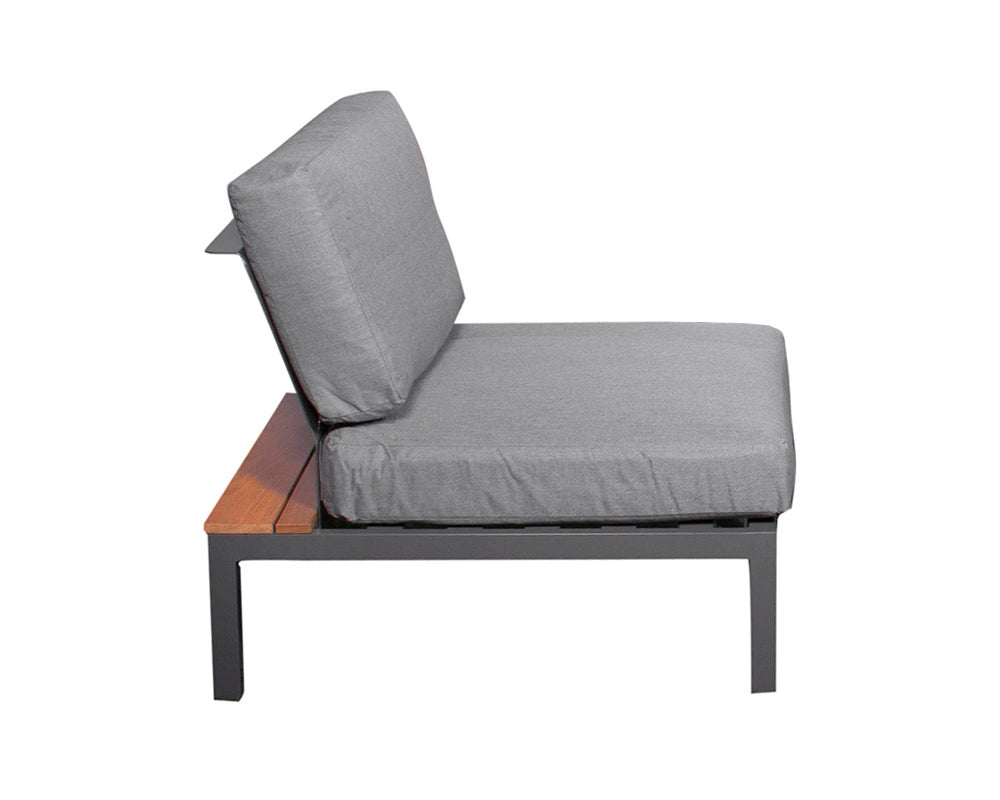 Aspen 6 Seater Corner Lounging Set - FSC 100% Certified Teak Wood