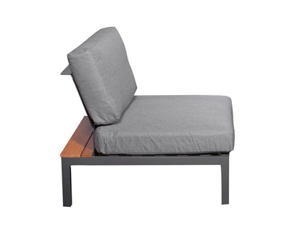 Aspen 6 Seater Corner Lounging Set - FSC 100% Certified Teak Wood