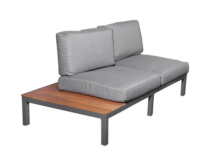 Aspen 6 Seater Corner Lounging Set - FSC 100% Certified Teak Wood
