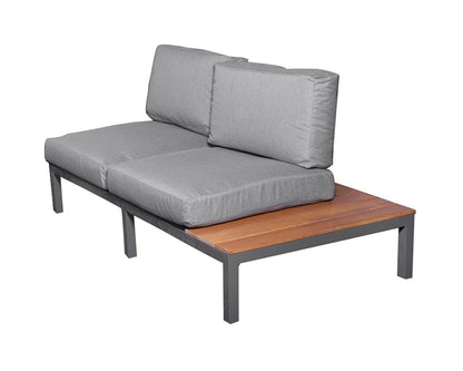Aspen 6 Seater Corner Lounging Set - FSC 100% Certified Teak Wood