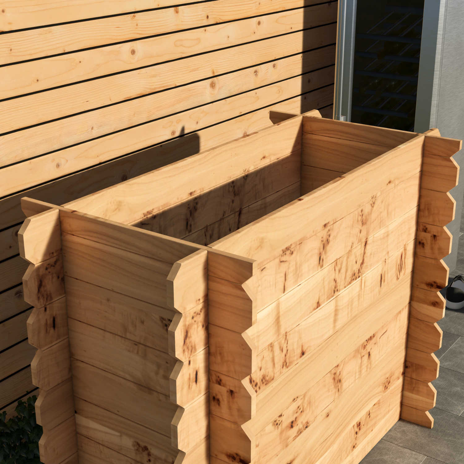 Image of Rustic Wooden Interlock Bar