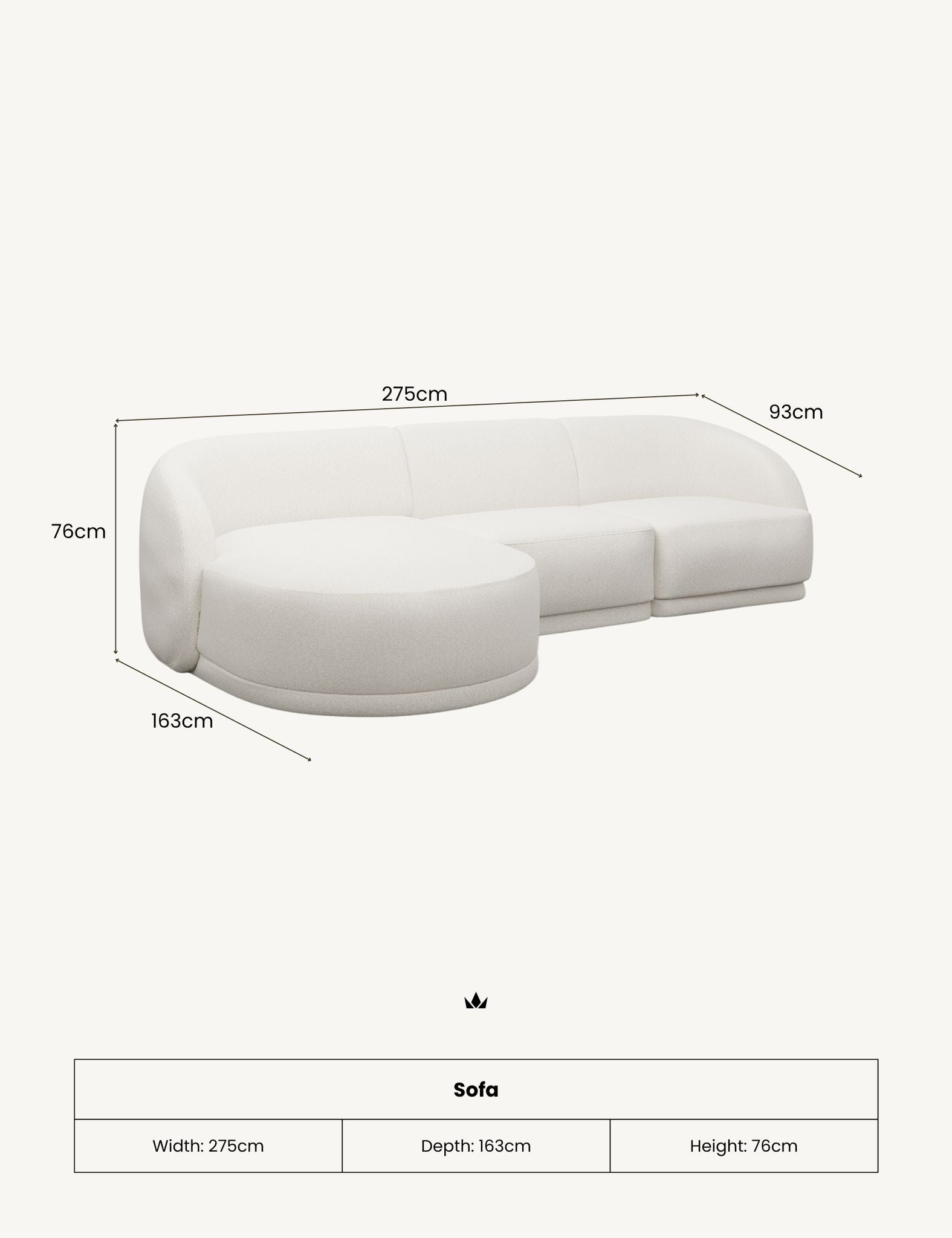 Image of BOUX Left Corner Sofa
