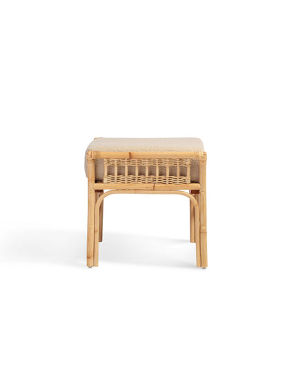 Kyoto Handcrafted Rattan Footstool