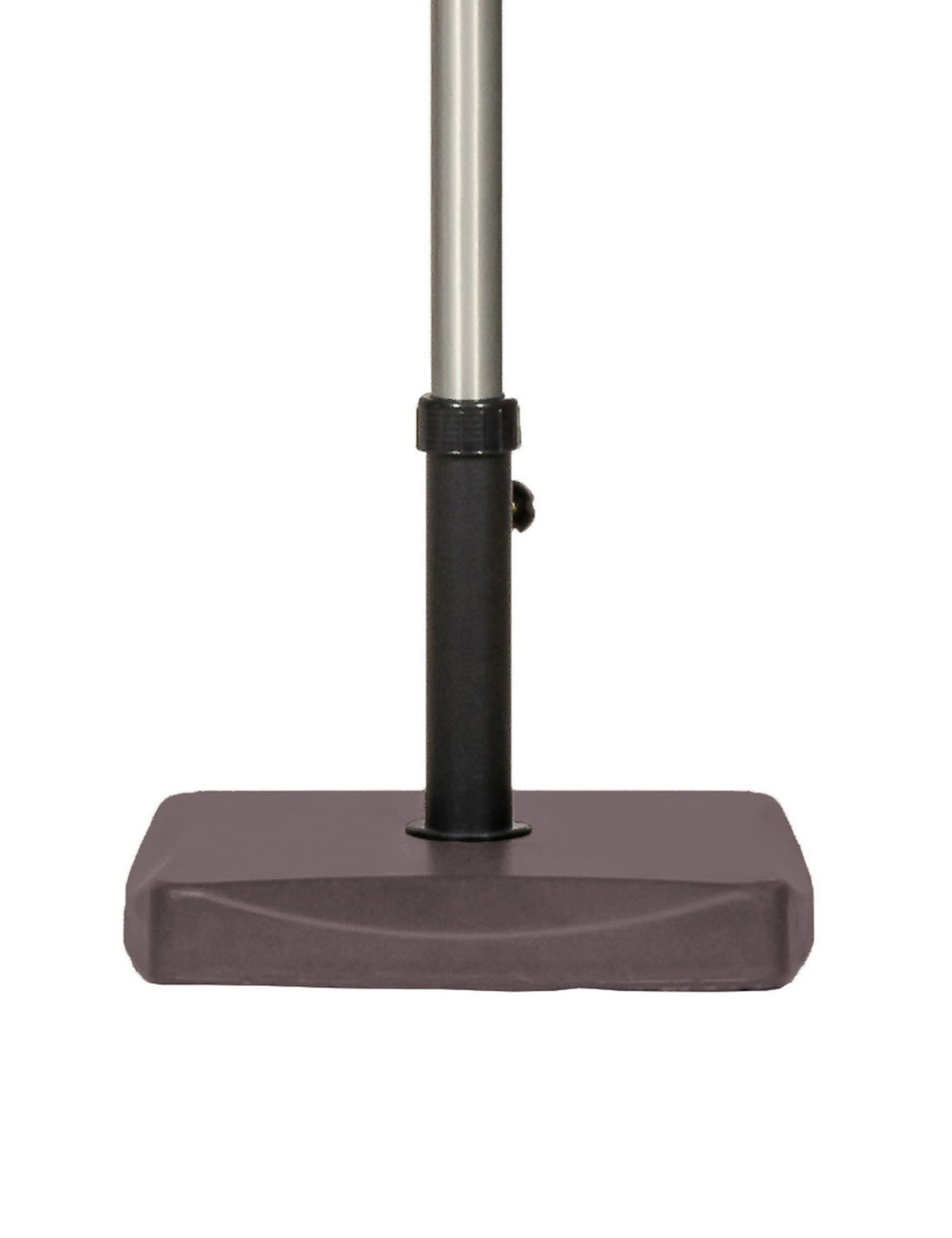 Polycrete Outdoor Parasol Base 25kg Square - Brown