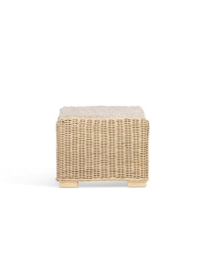 Santorini Blush Footstool with Hidden Storage