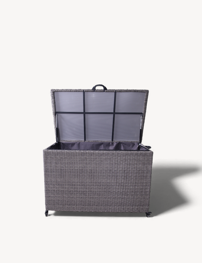 Charcoal Weave 510L KD Cushion Storage Box