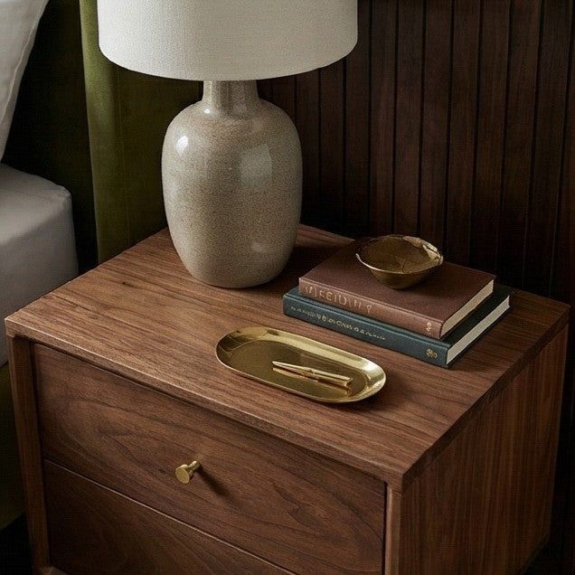 Image of Wright Walnut Bedside Table