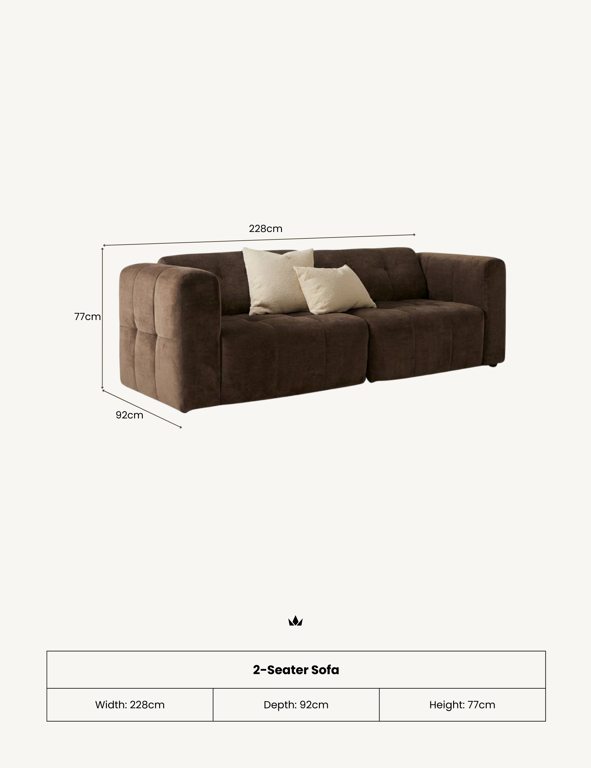 Image of COCO Two Seater Sofa