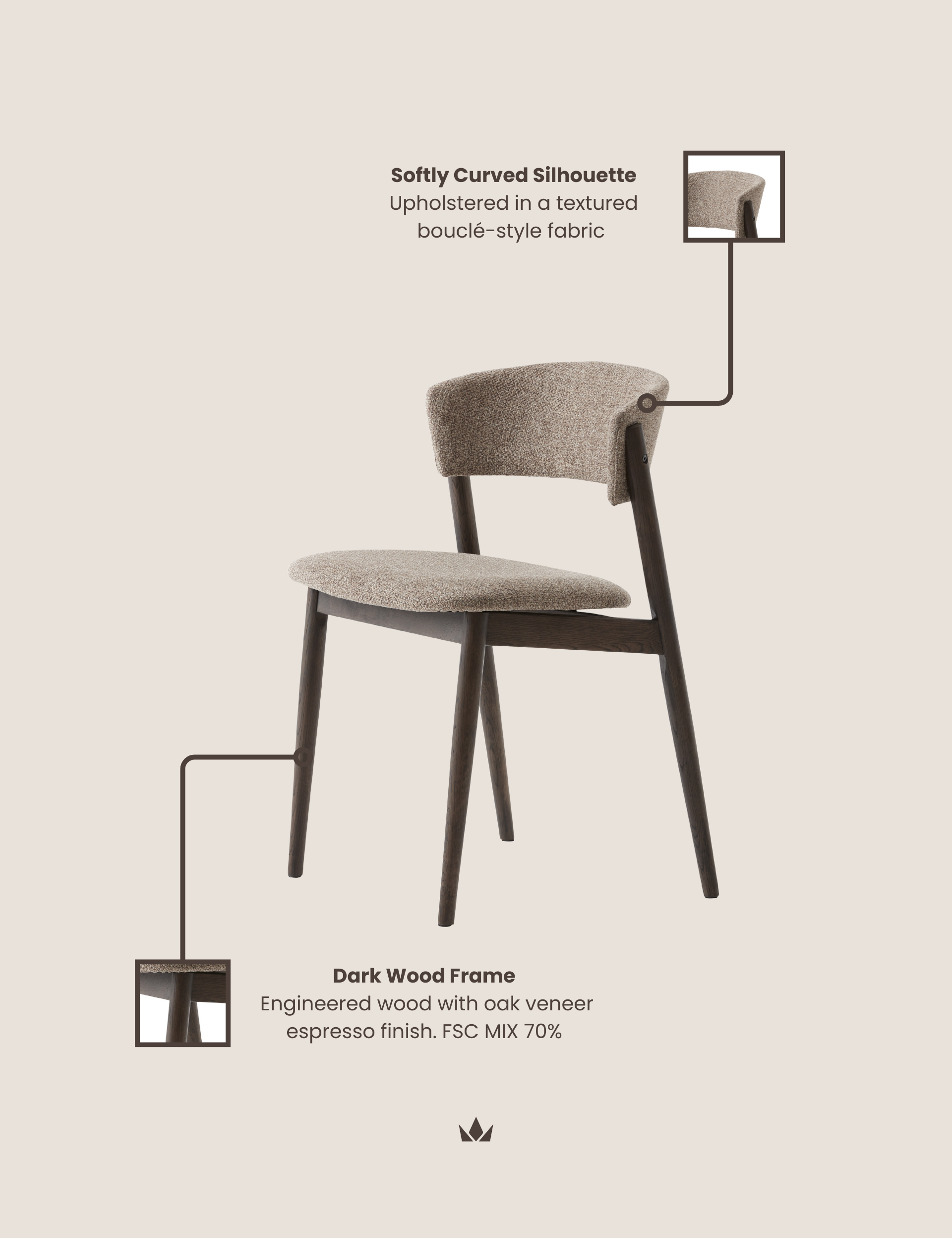 Image of COCO Dining Chair - Set of Two