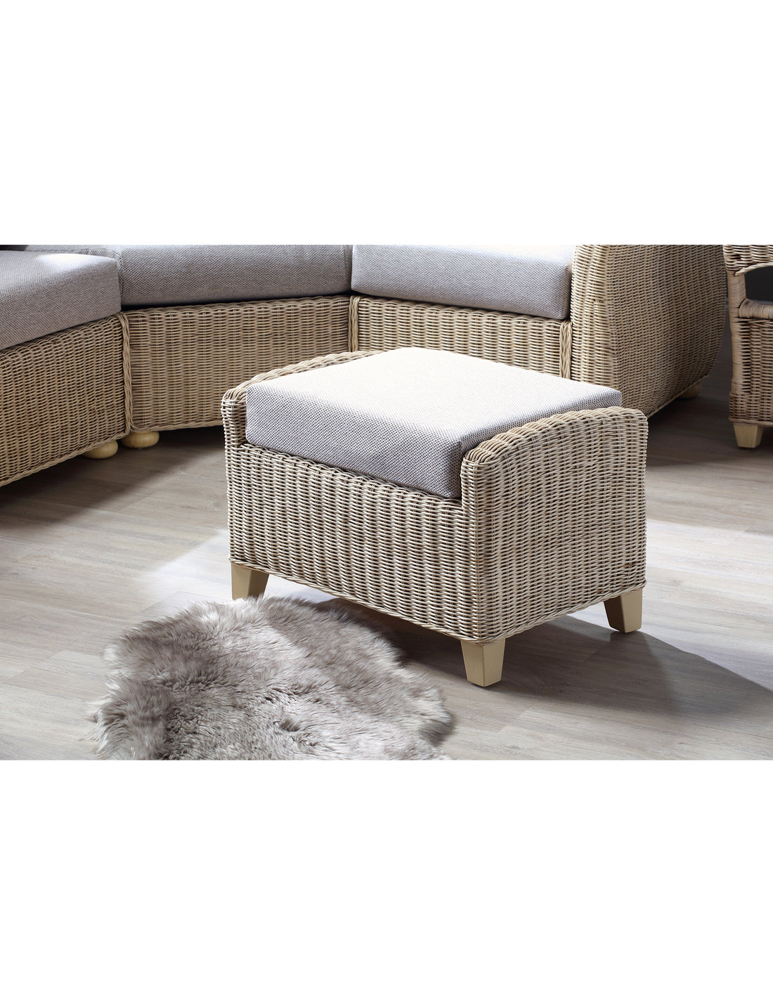 Vienna Footstool with Storage