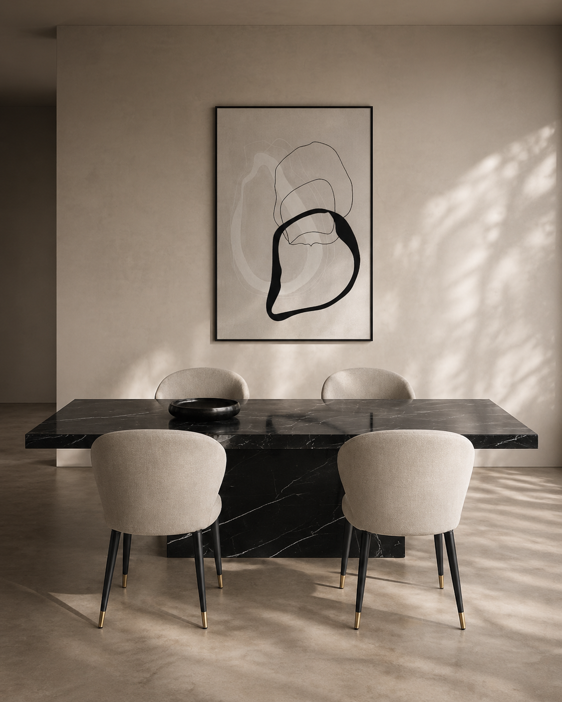 Image of Line up - Oil painting