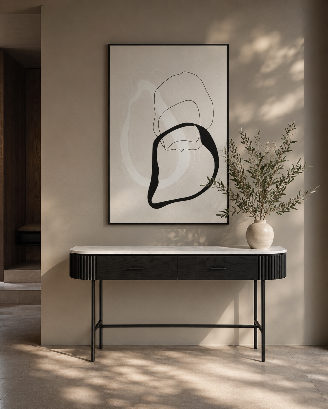 Image of Line up - Oil painting
