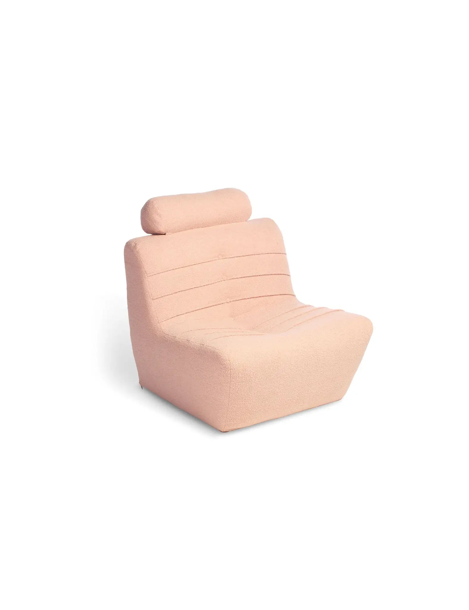 Arlo Pink Boucle Comfortable UK Made Chair